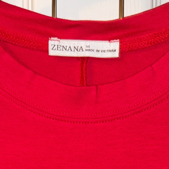 Zenana Women’s Red Midi Dress - Picture 5 of 5
